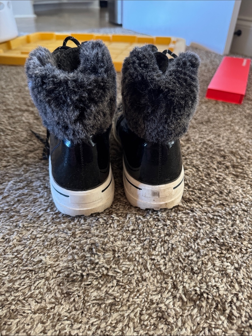 Women's winter zip up ankle Boots - Picture 4 of 6